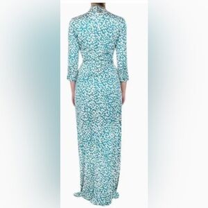 DIANE VON FURSTENBERG  Abigail silk-jersey maxi wrap dress